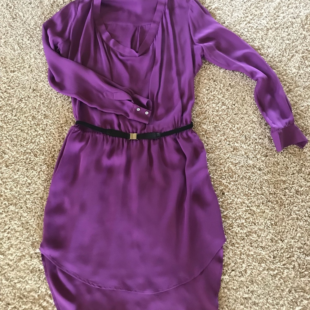 Haute Hippie silk shirt dress